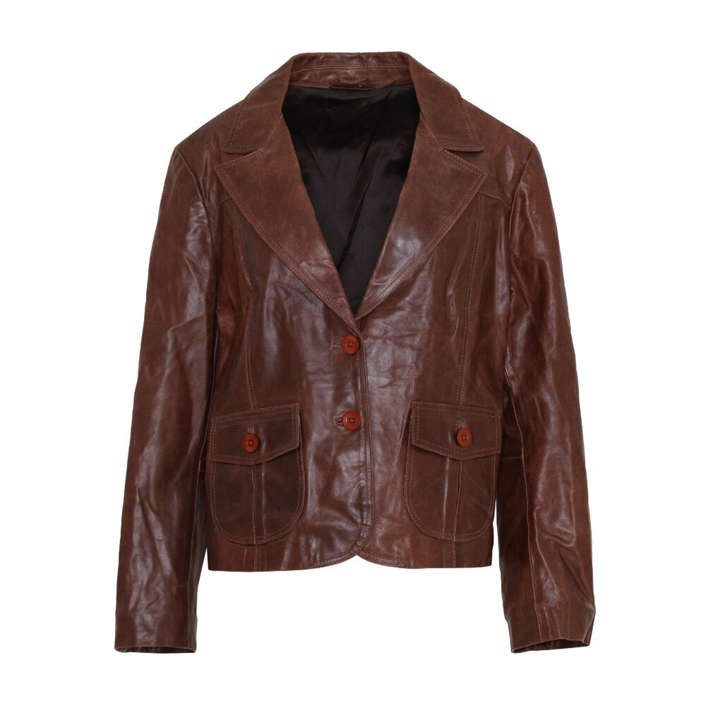 Sundazed (West Germany) 70s, Chrome-Tanned, Wide Notched Lapels